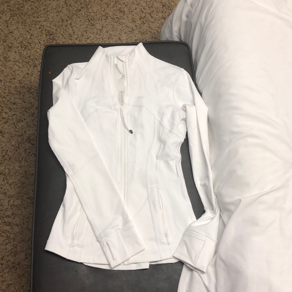Lululemon White zip up